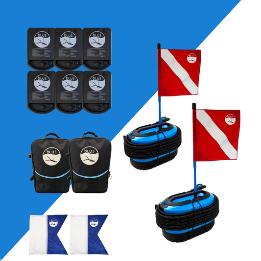 BLU3 Duo Nomad Dive System Plus with Backpack - 3 Batteries