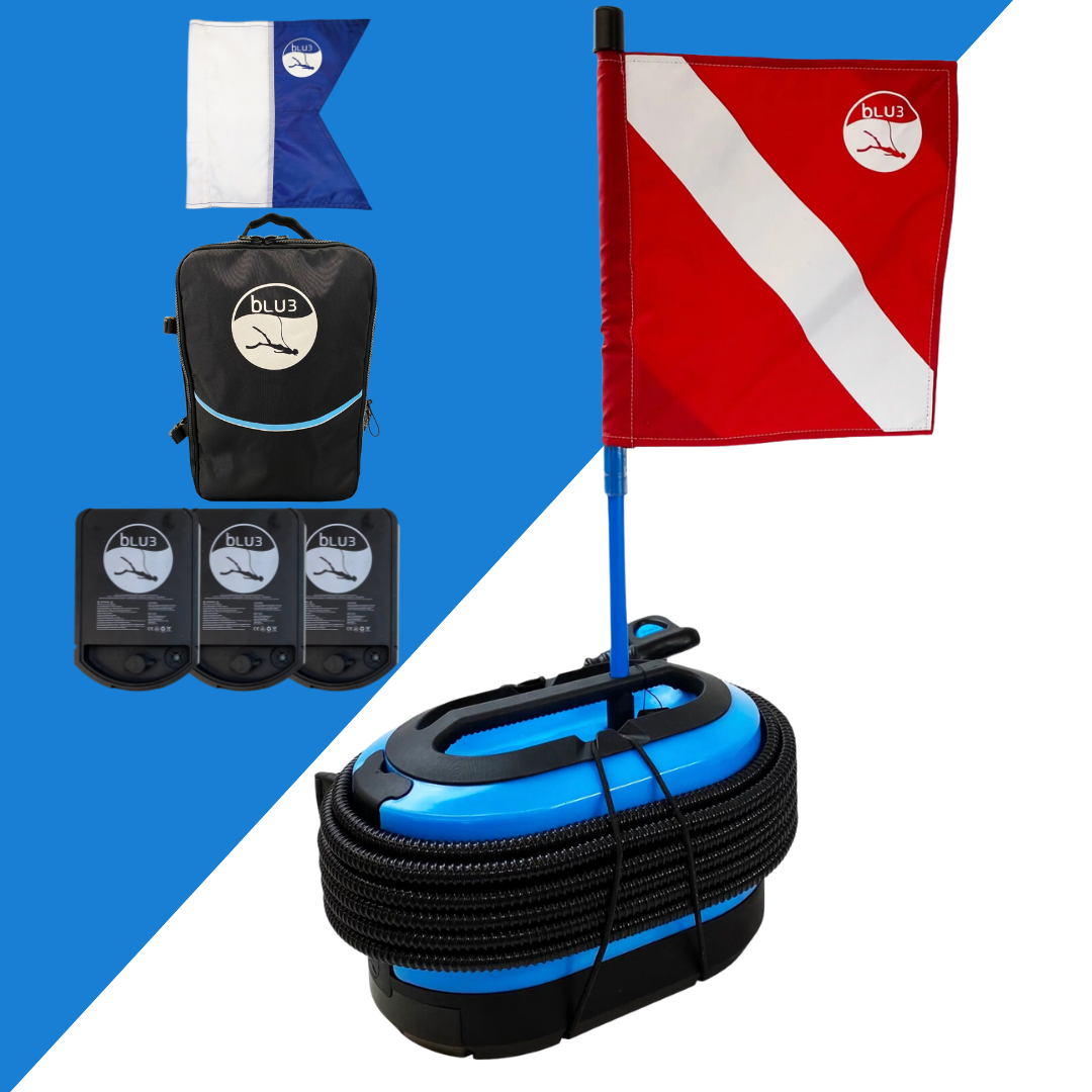 BLU3 Nomad Dive System Plus with Backpack - 3 Batteries