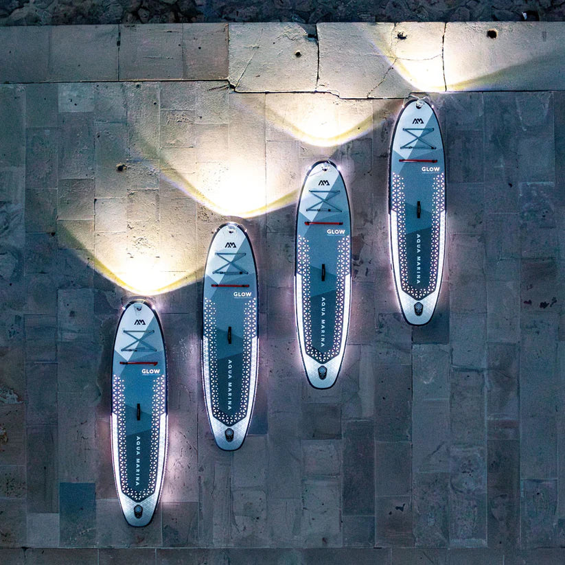 Aqua Marina Glow 10’4” Inflatable Stand Up Paddle Board with Kit