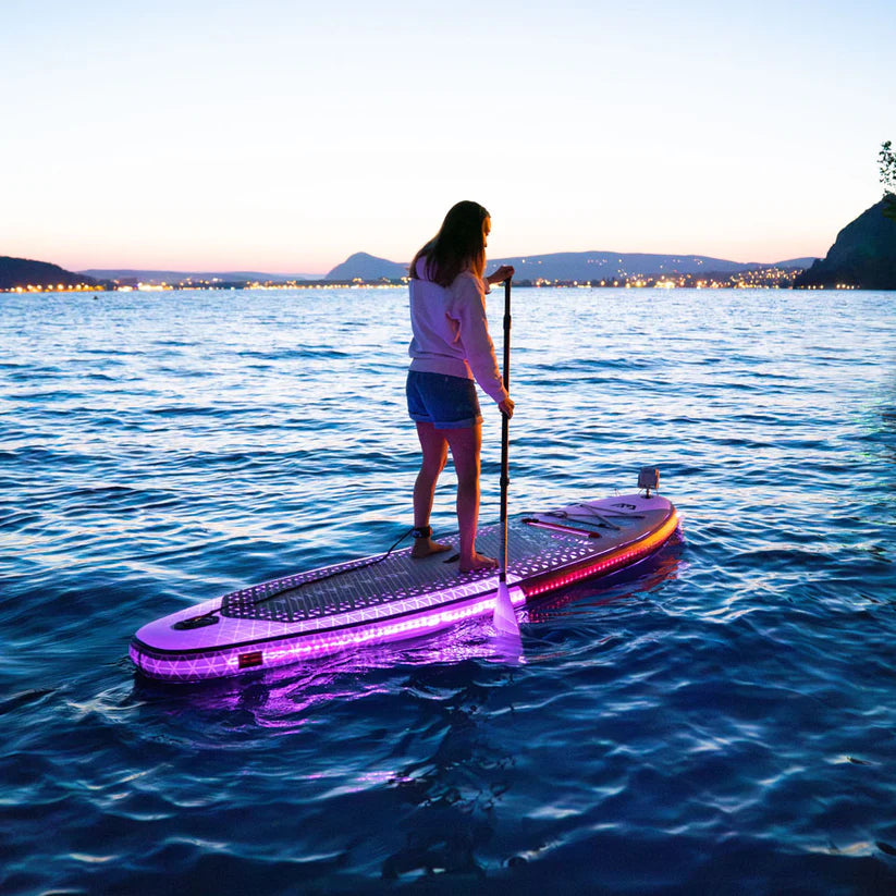 Aqua Marina Glow 10’4” Inflatable Stand Up Paddle Board with Kit