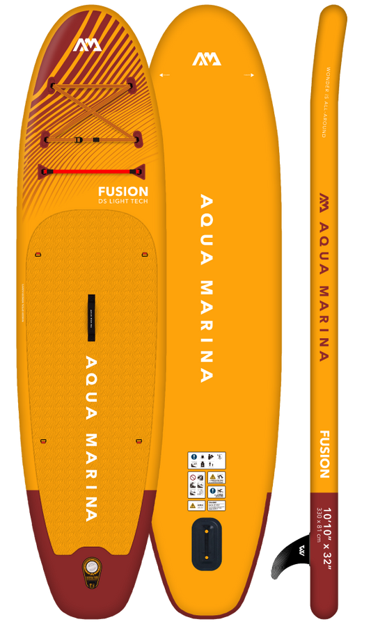 Aqua Marina Fusion 10’10” Inflatable Stand Up Paddle Board with Kit