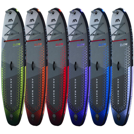 Aqua Marina Glow 10’4” Inflatable Stand Up Paddle Board with Kit