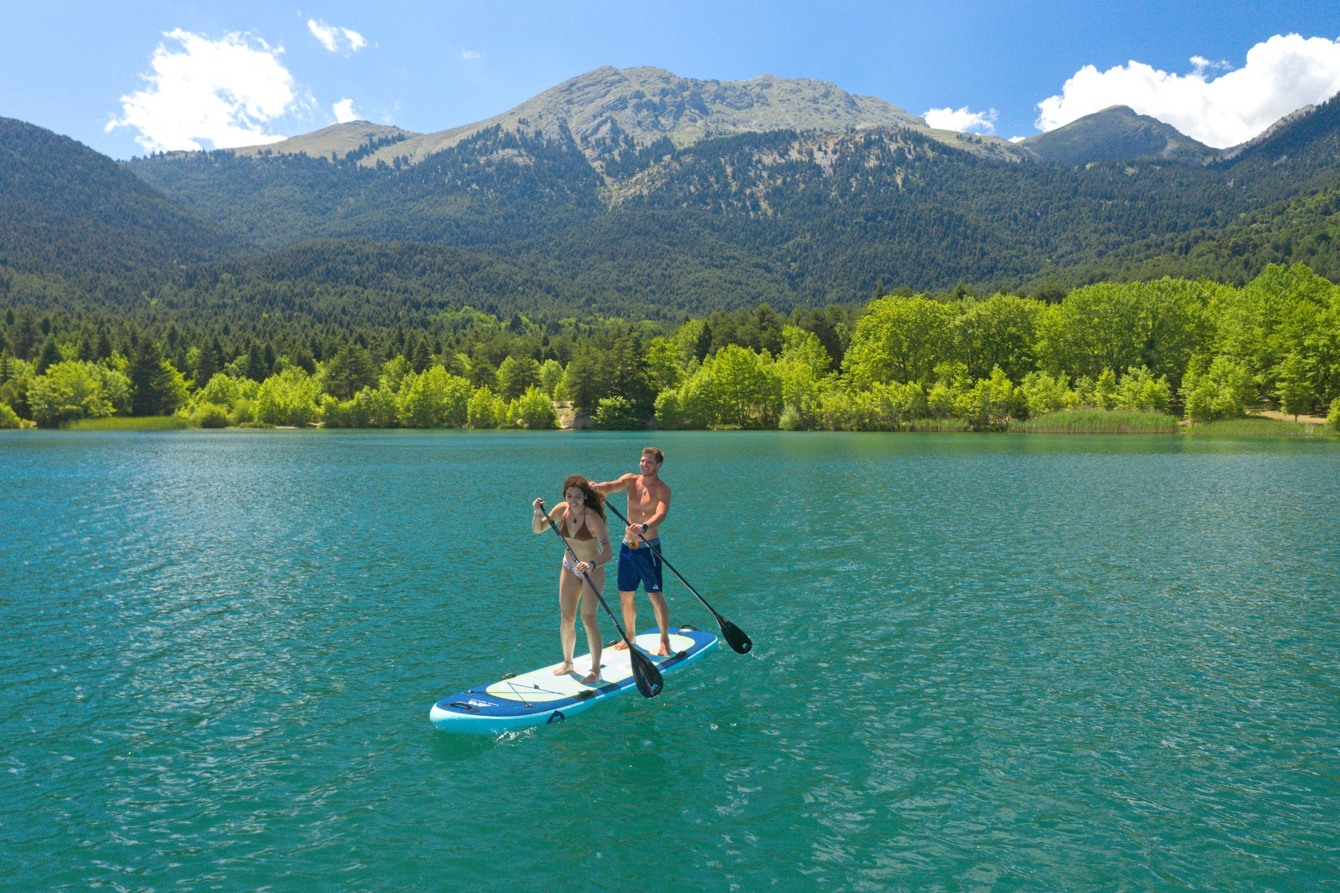 Aqua Marina Super Trip 12’2” Inflatable Stand Up Paddle Board with Kit
